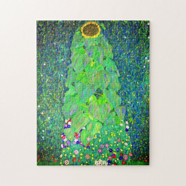 Gustav Klimt Sunflower (Vertikal)