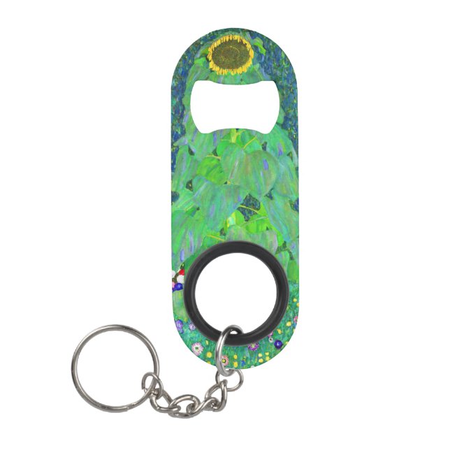 Gustav Klimt Sunflower Mini Flaschenöffner (Vorderseite)