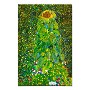 Gustav Klimt Sunflower Print Fotodruck
