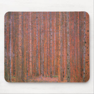 Gustav Klimt Tannenwald I Rote Bäume Mousepad
