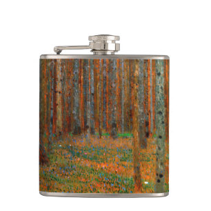 Gustav Klimt - Tannenwald Kiefernwald Flachmann