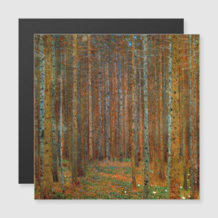Gustav Klimt - Tannenwald Kiefernwald Magnetkarte