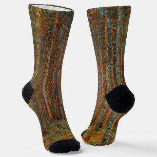 Gustav Klimt - Tannenwald Kiefernwald Socken