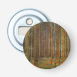 Gustav Klimt - Tannenwald Pinienwald Flaschenöffner<br><div class="desc">Tannenwald Pinienwald - Gustav Klimt,  Öl auf Leinwand,  1902</div>