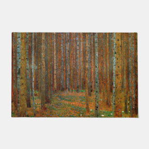 Gustav Klimt - Tannenwald Pinienwald Fußmatte