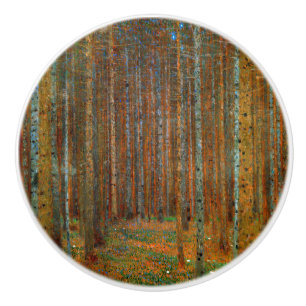 Gustav Klimt - Tannenwald Pinienwald Keramikknauf