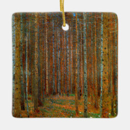 Gustav Klimt - Tannenwald Pinienwald Keramikornament
