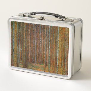 Gustav Klimt - Tannenwald Pinienwald Metall Brotdose