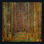 Gustav Klimt - Tannenwald Pinienwald Poster<br><div class="desc">Tannenwald Pinienwald - Gustav Klimt,  Öl auf Leinwand,  1902</div>