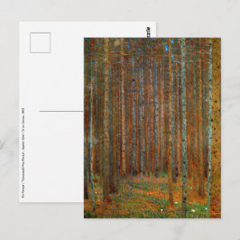 Gustav Klimt - Tannenwald Pinienwald Postkarte