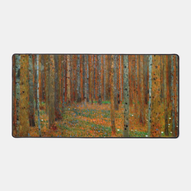 Gustav Klimt - Tannenwald Pinienwald Schreibtischunterlage (Vorderseite)