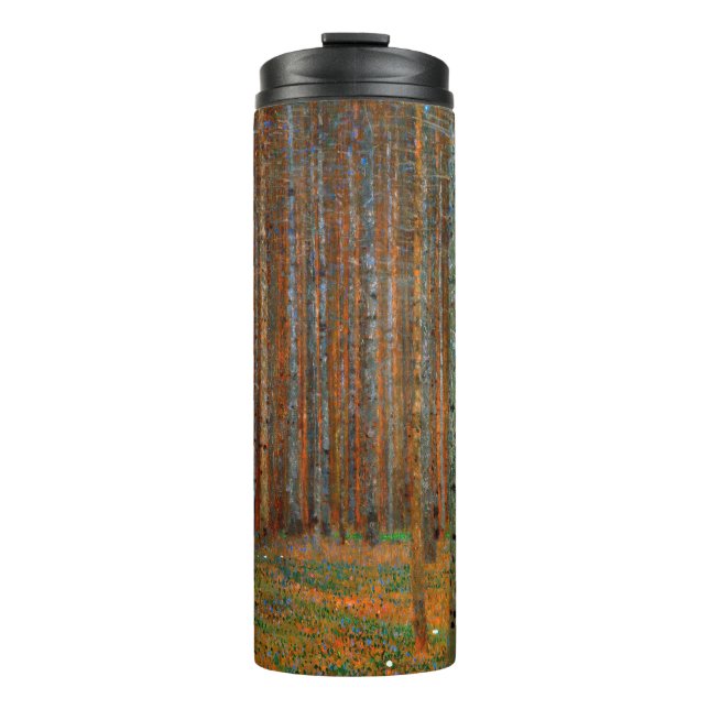Gustav Klimt - Tannenwald Pinienwald Thermosbecher (Vorderseite)