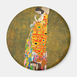 Gustav Klimt The Hope II, Die Hoffnung II Magnet