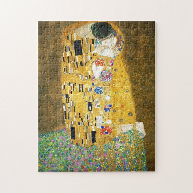 Gustav Klimt The Kiss (Vertikal)