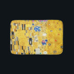 Gustav Klimt The Kiss Badematte<br><div class="desc">Gustav Klimt Die Vintage Jugendstil-Malerei Der Kuss wurde zwischen 1907 und 1908, dem Höhepunkt seiner Goldenen Periode, vom österreichischen Symbolik-Maler Gustav Klimt gemalt, als er eine Reihe von Werken in einem ähnlich vergoldeten Stil malte. Das Gemälde gilt weithin als Meisterwerk der frühen Moderne. Es ist ein Symbol des Wiener Jugendstils...</div>
