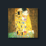 Gustav Klimt The Kiss Leinwanddruck<br><div class="desc">Gustav Klimt Die Vintage Jugendstil-Malerei Der Kuss wurde zwischen 1907 und 1908, dem Höhepunkt seiner Goldenen Periode, vom österreichischen Symbolik-Maler Gustav Klimt gemalt, als er eine Reihe von Werken in einem ähnlich vergoldeten Stil malte. Das Gemälde gilt weithin als Meisterwerk der frühen Moderne. Es ist ein Symbol des Wiener Jugendstils...</div>