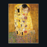 Gustav Klimt The Kiss Postcard Postkarte<br><div class="desc">Gustav Klimt The Kiss postcard. Artwork oil paint on canvas from 1907-1908. The Kiss is Gustav Klimt's best-known painting,  a beautiful work representing the height of his golden period. A perfect gift for lovers of Austrian symbolism,  Gustav Klimt und fine art.</div>