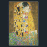 Gustav Klimt The Kiss Seidenpapier<br><div class="desc">Gustav Klimt Die Vintage Jugendstil-Malerei Der Kuss wurde zwischen 1907 und 1908, dem Höhepunkt seiner Goldenen Periode, vom österreichischen Symbolik-Maler Gustav Klimt gemalt, als er eine Reihe von Werken in einem ähnlich vergoldeten Stil malte. Das Gemälde gilt weithin als Meisterwerk der frühen Moderne. Es ist ein Symbol des Wiener Jugendstils...</div>