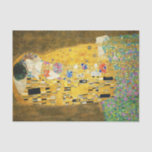 Gustav Klimt The Kiss Seidenpapier<br><div class="desc">Gustav Klimt Die Vintage Jugendstil-Malerei Der Kuss wurde zwischen 1907 und 1908, dem Höhepunkt seiner Goldenen Periode, vom österreichischen Symbolik-Maler Gustav Klimt gemalt, als er eine Reihe von Werken in einem ähnlich vergoldeten Stil malte. Das Gemälde gilt weithin als Meisterwerk der frühen Moderne. Es ist ein Symbol des Wiener Jugendstils...</div>