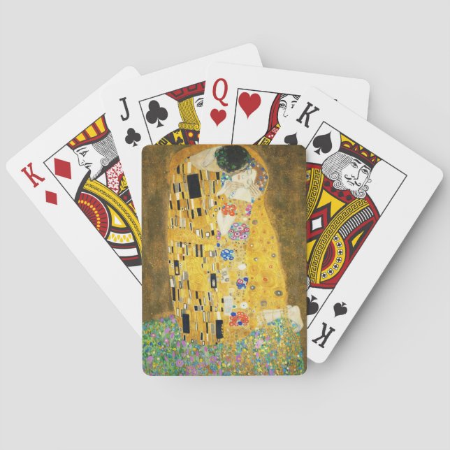 Gustav Klimt The Kiss Spielkarten (Rückseite)