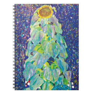 Gustav Klimt - The Sunflower Fine Art Painting Notizblock