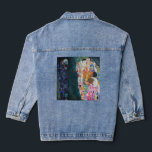 Gustav Klimt - Tod und Leben Jeansjacke<br><div class="desc">Tod und Leben - Gustav Klimt,  Öl auf Leinwand,  1910-1915</div>