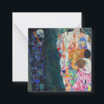 Gustav Klimt - Tod und Leben Mitteilungskarte<br><div class="desc">Tod und Leben - Gustav Klimt,  Öl auf Leinwand,  1910-1915</div>
