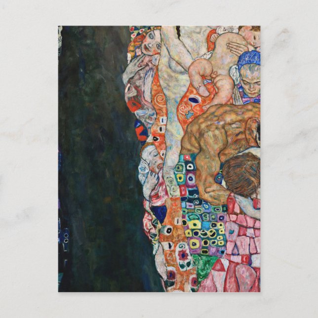Gustav Klimt - Tod und Leben Postkarte (Vorderseite)