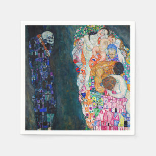 Gustav Klimt - Tod und Leben Serviette