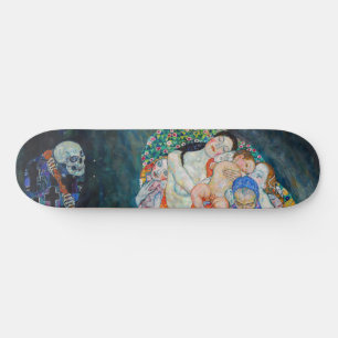 Gustav Klimt - Tod und Leben Skateboard