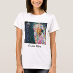 Gustav Klimt - Tod und Leben T-Shirt<br><div class="desc">Tod und Leben - Gustav Klimt,  Öl auf Leinwand,  1910-1915</div>