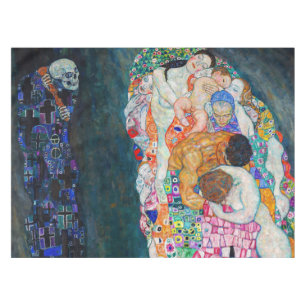 Gustav Klimt - Tod und Leben Tischdecke