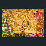Gustav Klimt Tree of Life Fotodruck<br><div class="desc">Foto Print mit Gustav Klimts Wandgemälde Der Baum des Lebens, Die Stilfriese (1905-1911). Es besteht aus drei Mosaiken: Die Erwartung, Ritter und die Embrace. Eine schöne Frau, ein goldener Baum und zwei Liebhaber in einer Umarmung werden dargestellt. Ein wunderbares Geschenk für Jugendliche und österreichische Kunstliebhaber.</div>