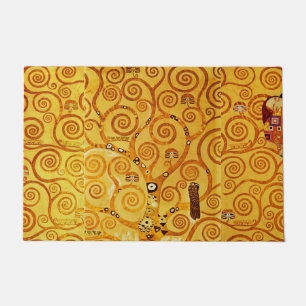 Gustav Klimt Tree of Life: Jugendstil-Symbolist Fußmatte