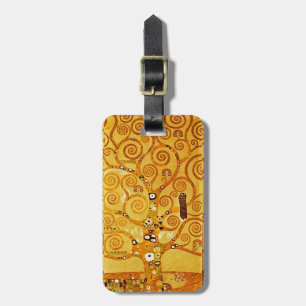 Gustav Klimt Tree of Life: Jugendstil-Symbolist Gepäckanhänger
