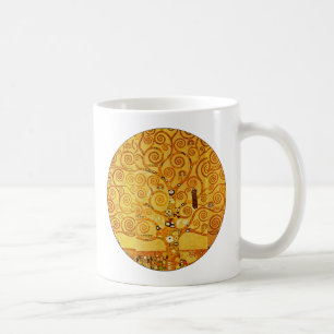 Gustav Klimt Tree of Life: Jugendstil-Symbolist Kaffeetasse