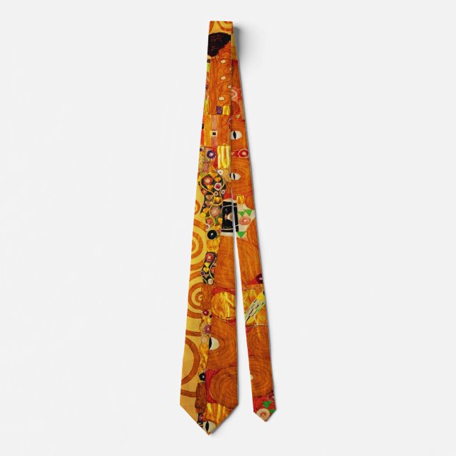 Gustav Klimt Tree of Life: Jugendstil-Symbolist Krawatte (Vorderseite)