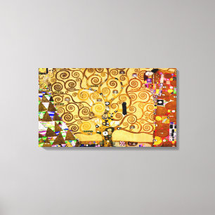 Gustav Klimt Tree of Life: Jugendstil-Symbolist Leinwanddruck