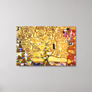 Gustav Klimt Tree of Life: Jugendstil-Symbolist Leinwanddruck