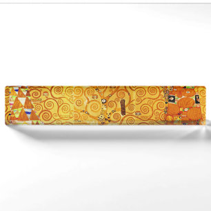Gustav Klimt Tree of Life: Jugendstil-Symbolist Namensplakette