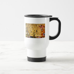 Gustav Klimt Tree of Life: Jugendstil-Symbolist Reisebecher
