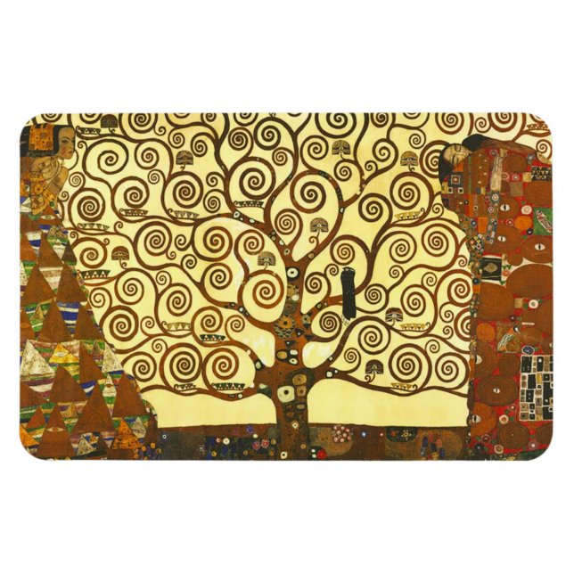 Gustav Klimt Tree of Life Magnet (Horizontal)