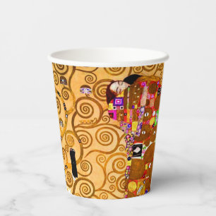 Gustav Klimt Tree of Life Pappbecher