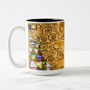 Gustav Klimt Tree of Life Zweifarbige Tasse