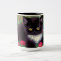 Gustav Klimt Tuxedo Cat