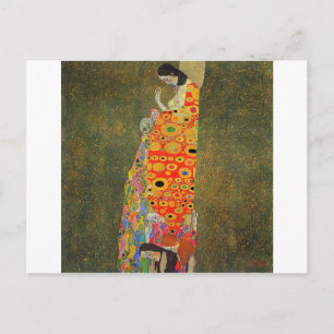 Gustav Klimt Verlassene Hoffnung Postkarte