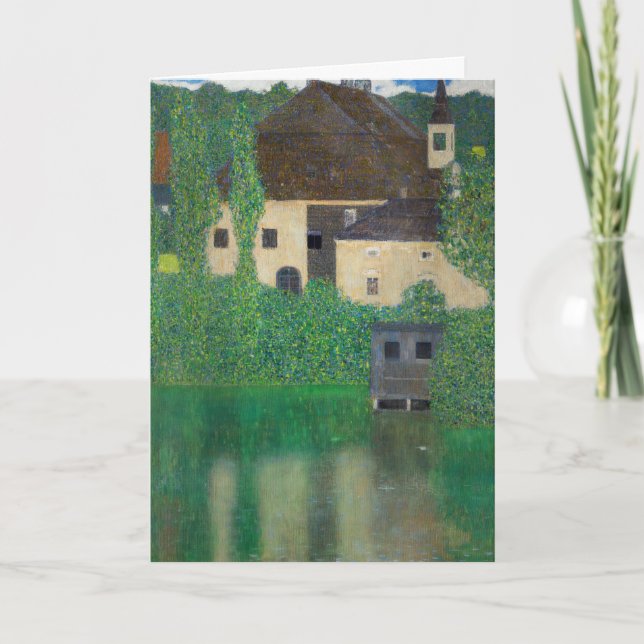 Gustav Klimt - Wasserburg Karte (Vorderseite)
