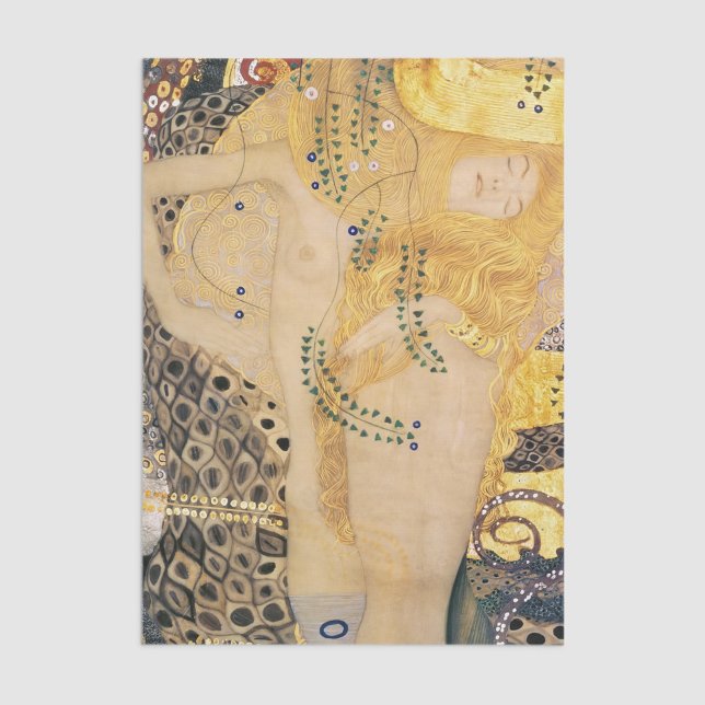 Gustav Klimt - Wasserläufe I Seidenpapier (Von Creator hochgeladen)
