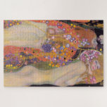 Gustav Klimt - Wasserläufe II<br><div class="desc">Wasserschlangen II - Gustav Klimt,  Öl auf Leinwand,  1904-1907</div>