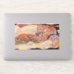 Gustav Klimt - Wasserläufe II Aufkleber<br><div class="desc">Wasserschlangen II - Gustav Klimt,  Öl auf Leinwand,  1904-1907</div>